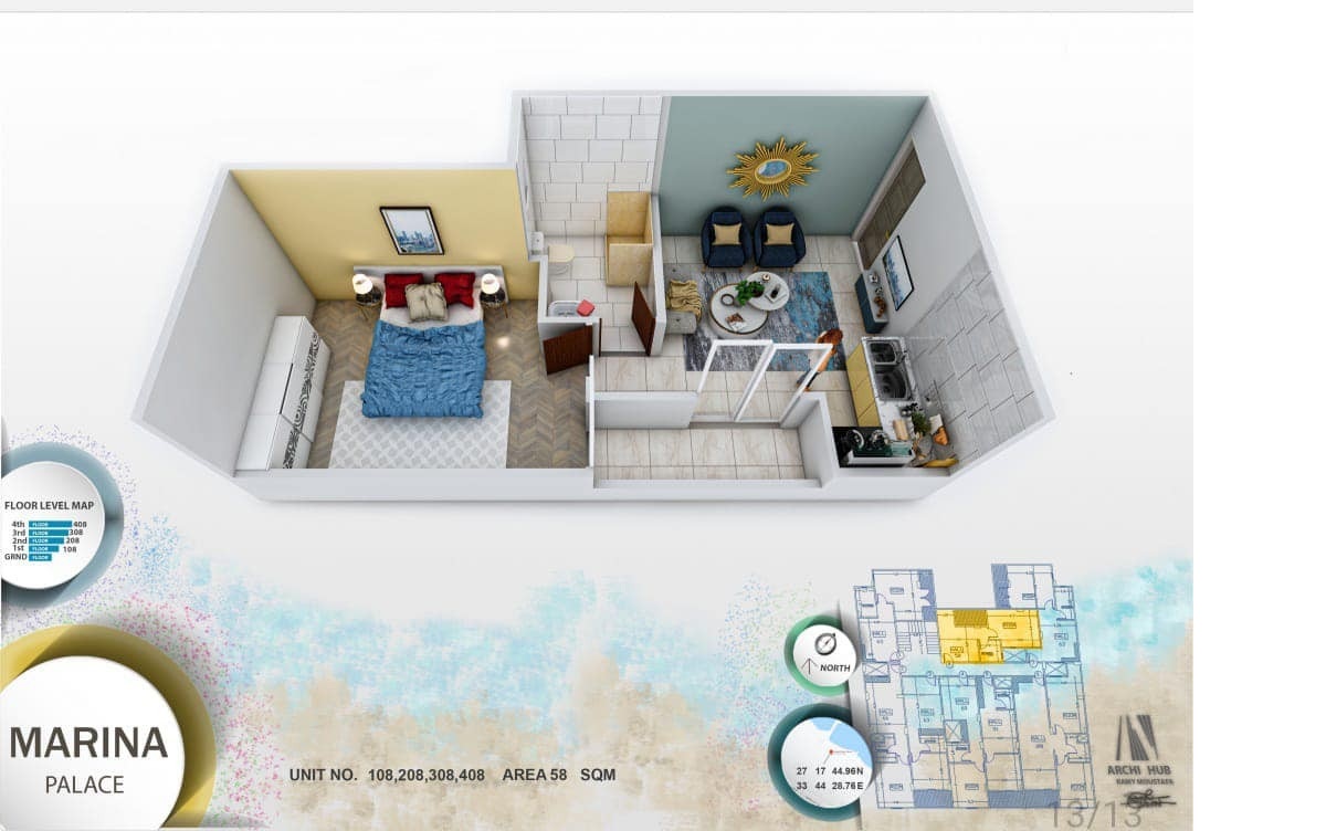 1. Bedroom