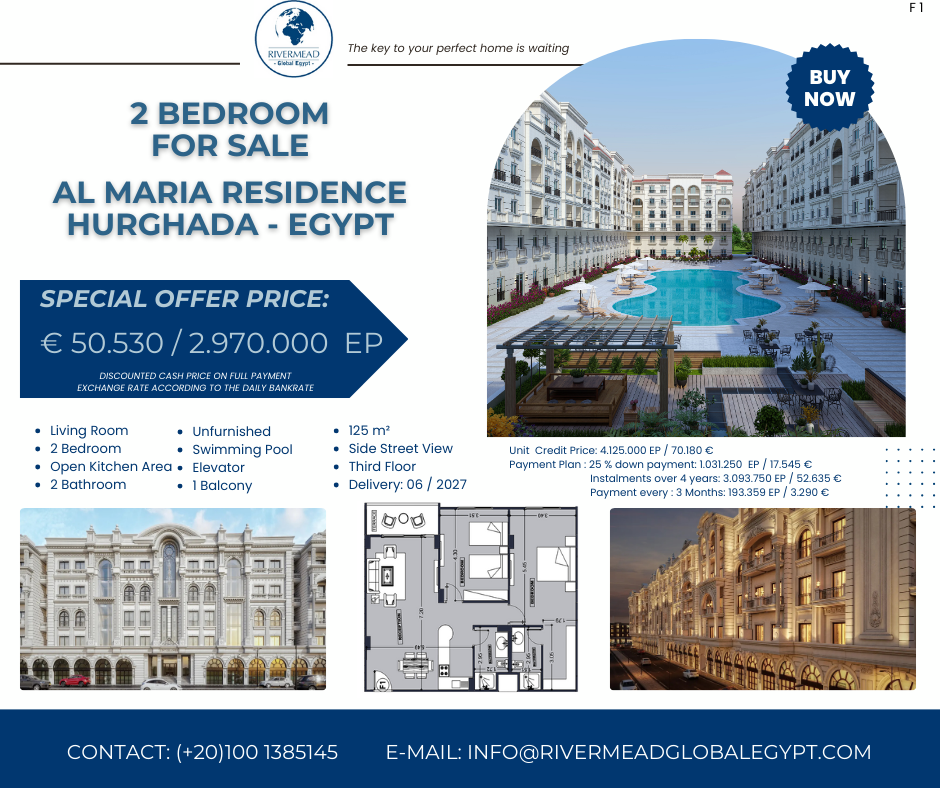 Al Maria - 2 Bedroom - F1